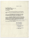 Moe Howard & Larry Fine Signed Acknowledgement From October 1958 That Howard & Fine Hold Copyright to Three Stooges -- Signed ''Larry Fine'' & ''The 3 Stooges / Moe Howard'' -- 8.5'' x 11'', Near Fine